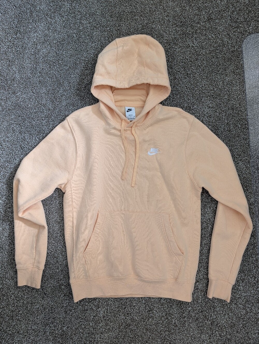 Nike Men's Peach Fleece Hoodie EUC Sz. ST Small Tall
